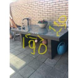 Tuin tafels mogelijk met 6 stoelen