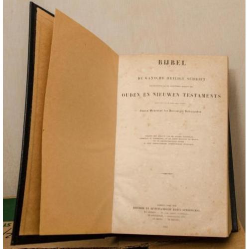 Grote Statenbijbel uit 1845 in zéér goede staat