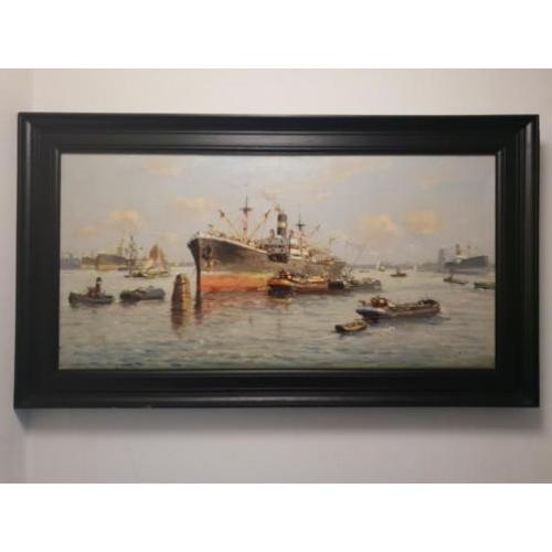 Prachtig haventafereel van G.J.Delfgaauw