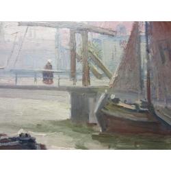 =Oskar Koch 1886-1914===vismarkt bij de haven ===80 x 100 cm