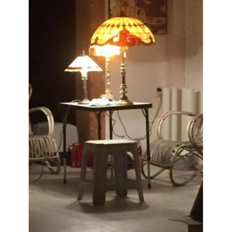 Oude originele Tiffany lampen