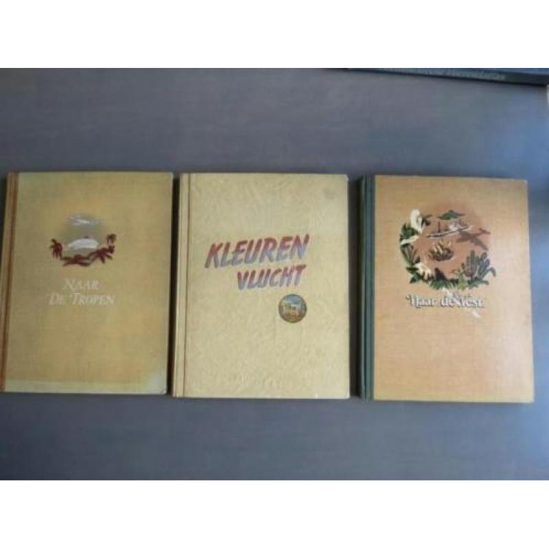 3 Douwe Egbert boeken, naar de West, Tropen & kleuren vlucht