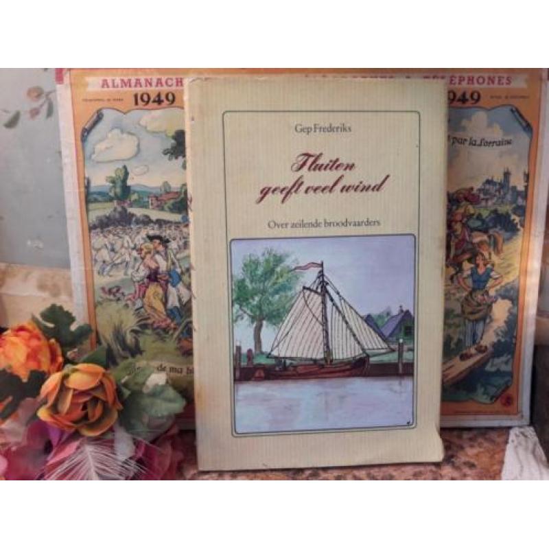 Vintage boek. "Fluiten geeft veel wind". Gep Frederiks.