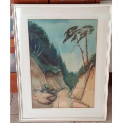 Frans Holle (1888-1969) - fraai landschap