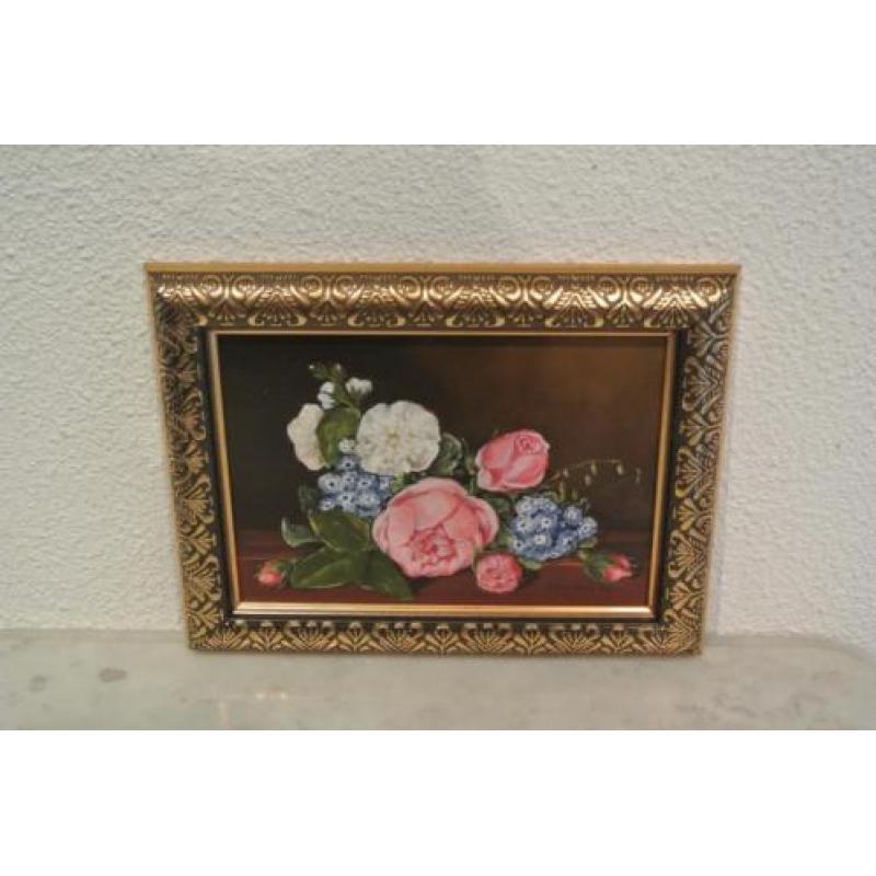 Elisabeth Vis 1943 Stilleven Tak Rozen/Div.Bloemen