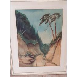 Frans Holle (1888-1969) - fraai landschap