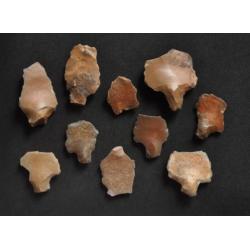 >20.000 jaar oude werktuigen uit de steentijd. Paleolithicum