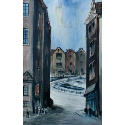 Jacques Mels - Aquarel: Amsterdam
