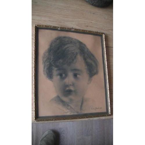 Portret tekening Victor Jacobs Helmond
