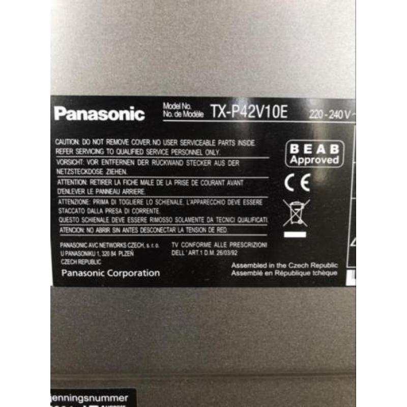 Tv Panasonic 42inch of ruilen voor een kleinere