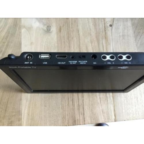 9 inch portable dvbt2 televisie