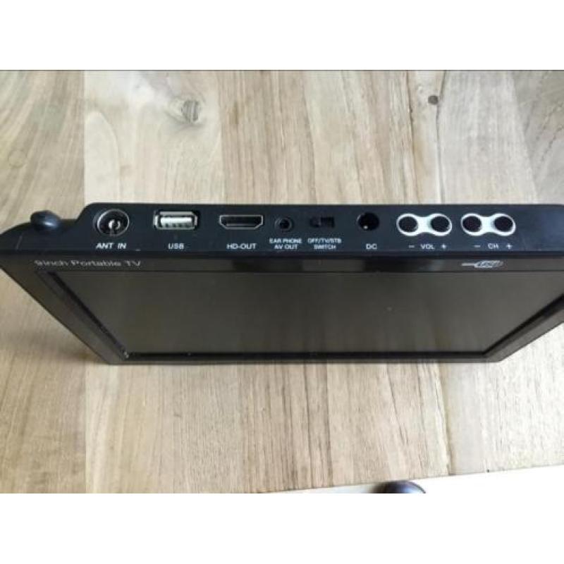 9 inch portable dvbt2 televisie