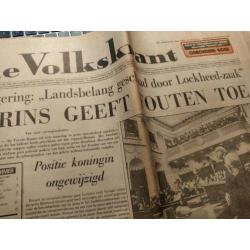 Lockheed-affaire (map met kranten en knipsels uit aug. 1976)
