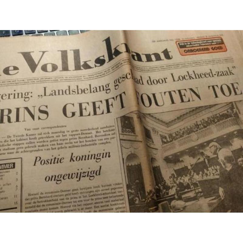 Lockheed-affaire (map met kranten en knipsels uit aug. 1976)