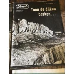 Weekblad De Spiegel watersnood 1953 Zeeland en 1960 IJpolder