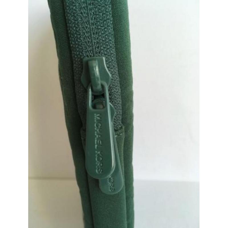 MICHAEL KORS Hamilton Groen neoprene logo iPad cover bag tas