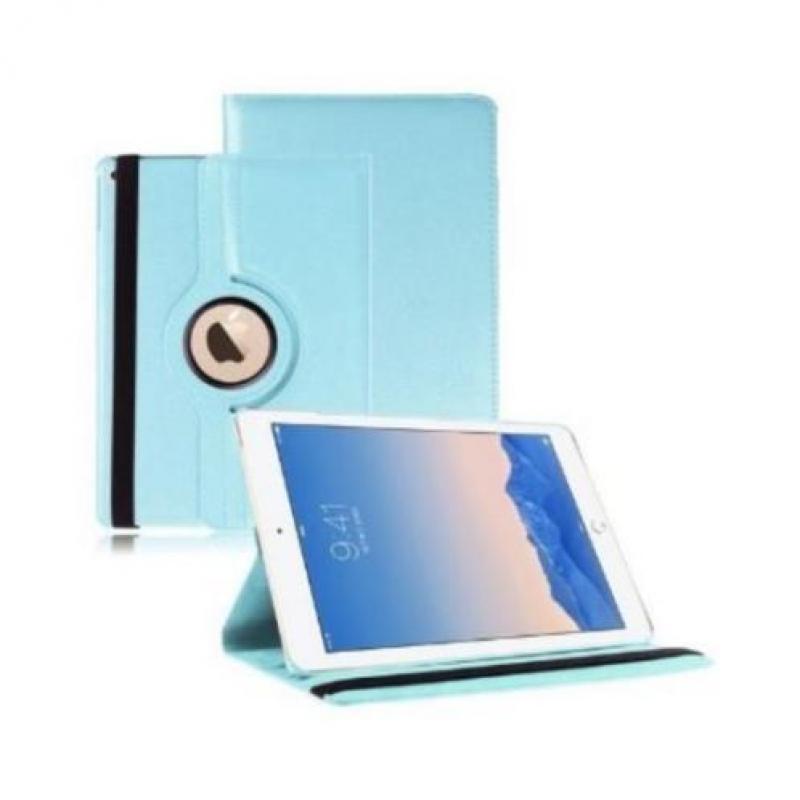 iPad 2017 (5e generatie) hoes hoesje 360 graden case Blauw