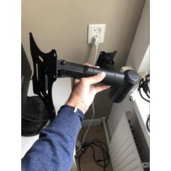 20 inch Samsung beeldscherm + muurbeugel