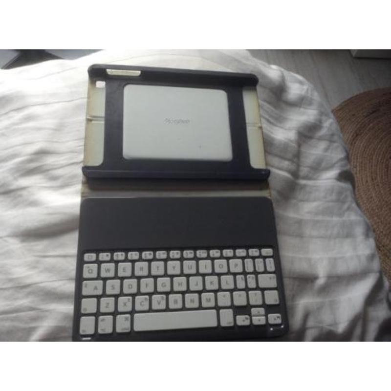 iPad mini toetsenbord donkerblauw logitec