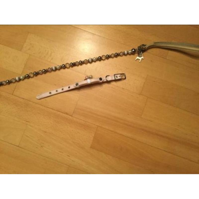Happy House halsband + looplijn / NIEUW