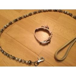 Happy House halsband + looplijn / NIEUW