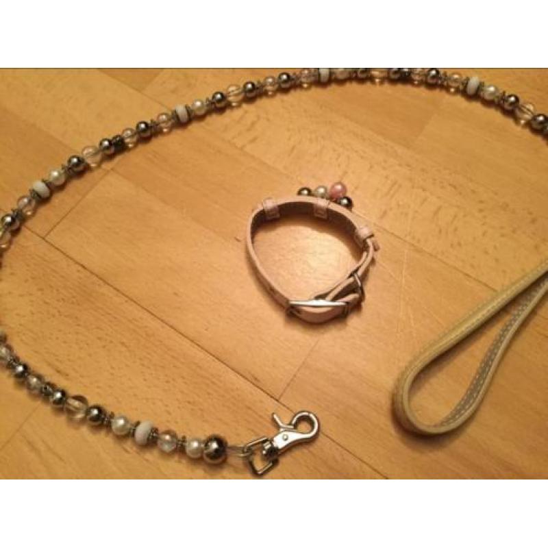 Happy House halsband + looplijn / NIEUW