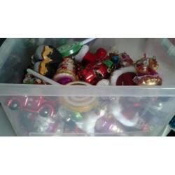 Kerst versiering ornamenten figuren kleur fantasie bonte