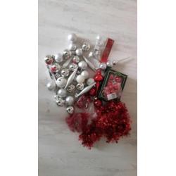 Rood & Zilver Kerstversiering