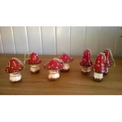 paddestoel hangers kerst herfst