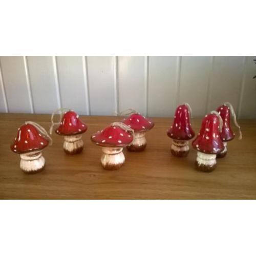paddestoel hangers kerst herfst