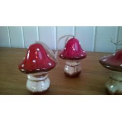 paddestoel hangers kerst herfst