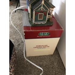 Lemax kersthuis kerstdorp oliver house in nette staat