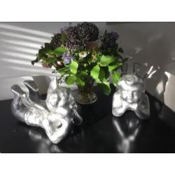 engelen , papiermache, kerst