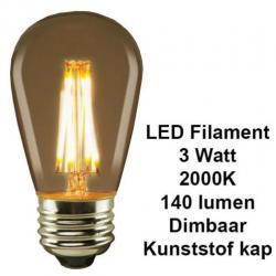 5 meter feestverlichting compleet met 10 fittingen nieuw