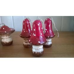 paddestoel hangers kerst herfst