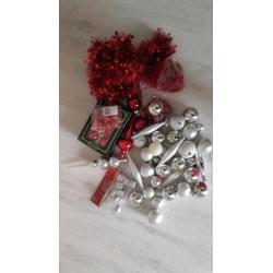 Rood & Zilver Kerstversiering