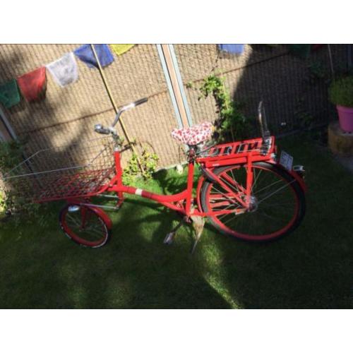 Rode Kronan bakfiets special edition