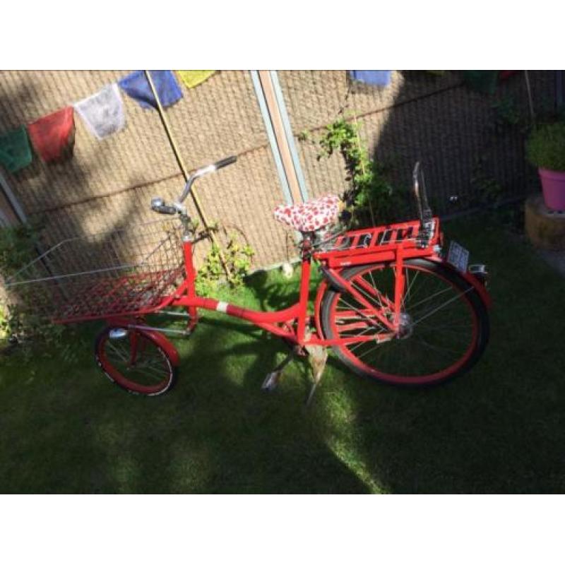 Rode Kronan bakfiets special edition