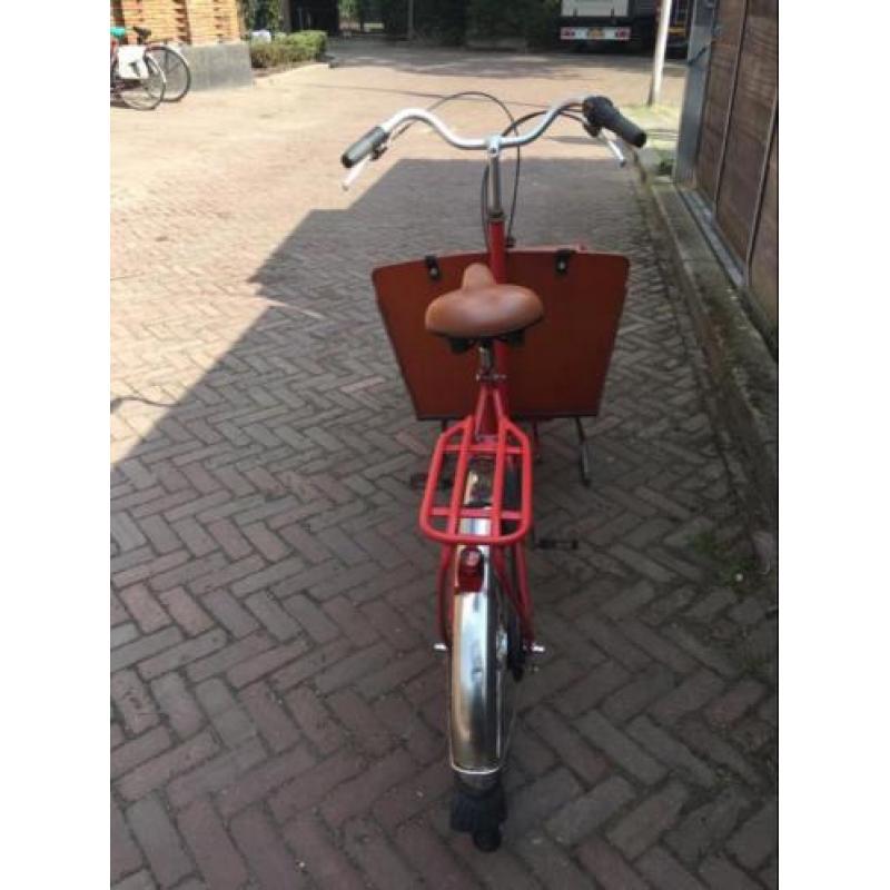 Rode Bakfiets/Cargo-bike short (2 pers)