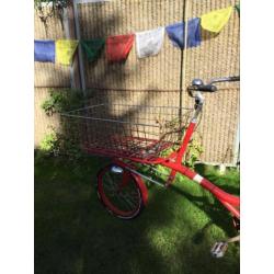 Rode Kronan bakfiets special edition
