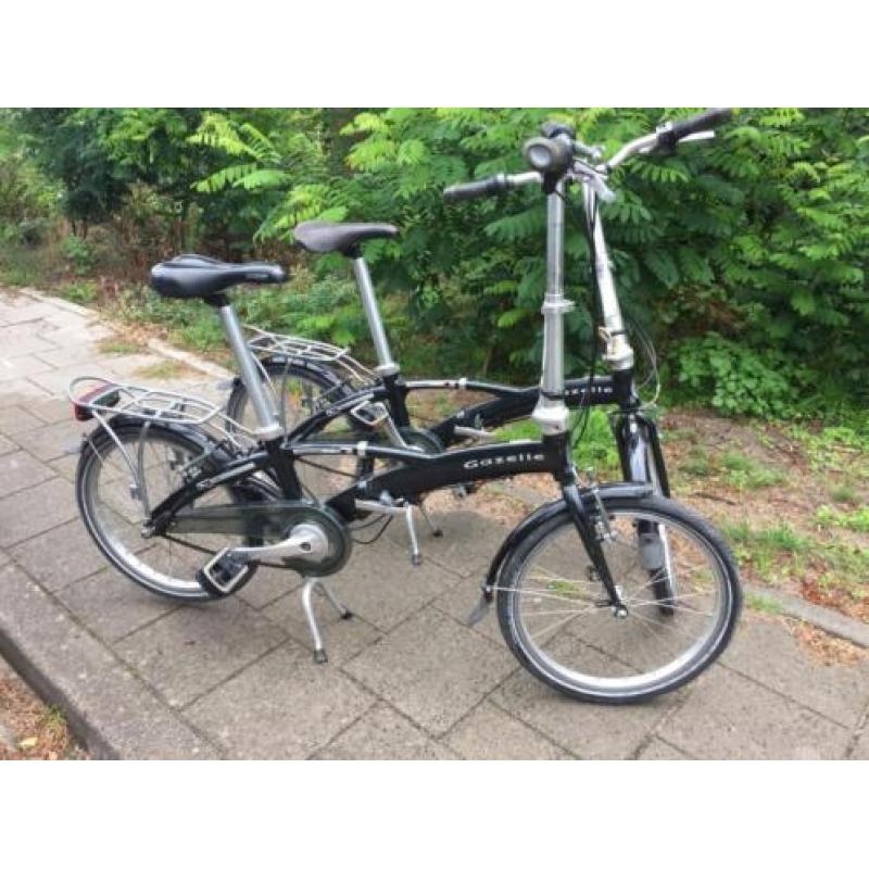 Gazelle Tranza Pure vouwfietsen set