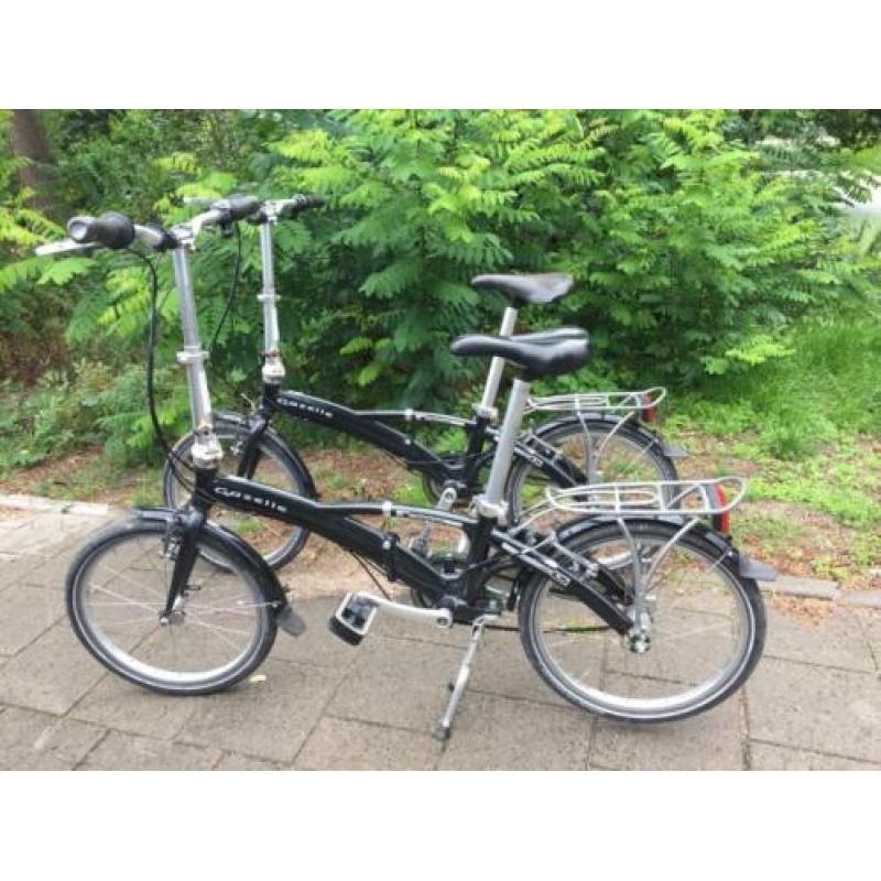 Gazelle Tranza Pure vouwfietsen set