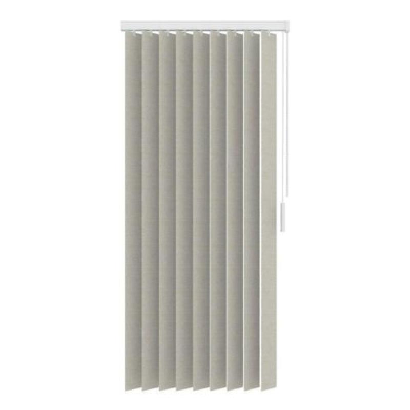 Decosol Lamellen verticaal stof linnen wit