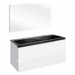 Badmeubelset Differnz The Collection 100x43x61 cm Wit/Zwa...