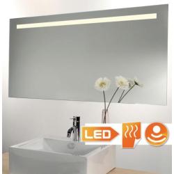 Design badkamer spiegel met LED licht en spiegelverwarming