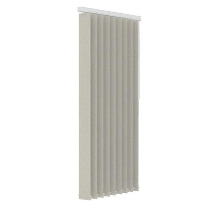 Decosol Lamellen verticaal stof linnen wit