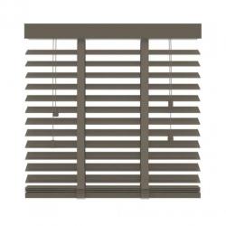 Decosol Horizontale jaloezie hout 50mm taupe