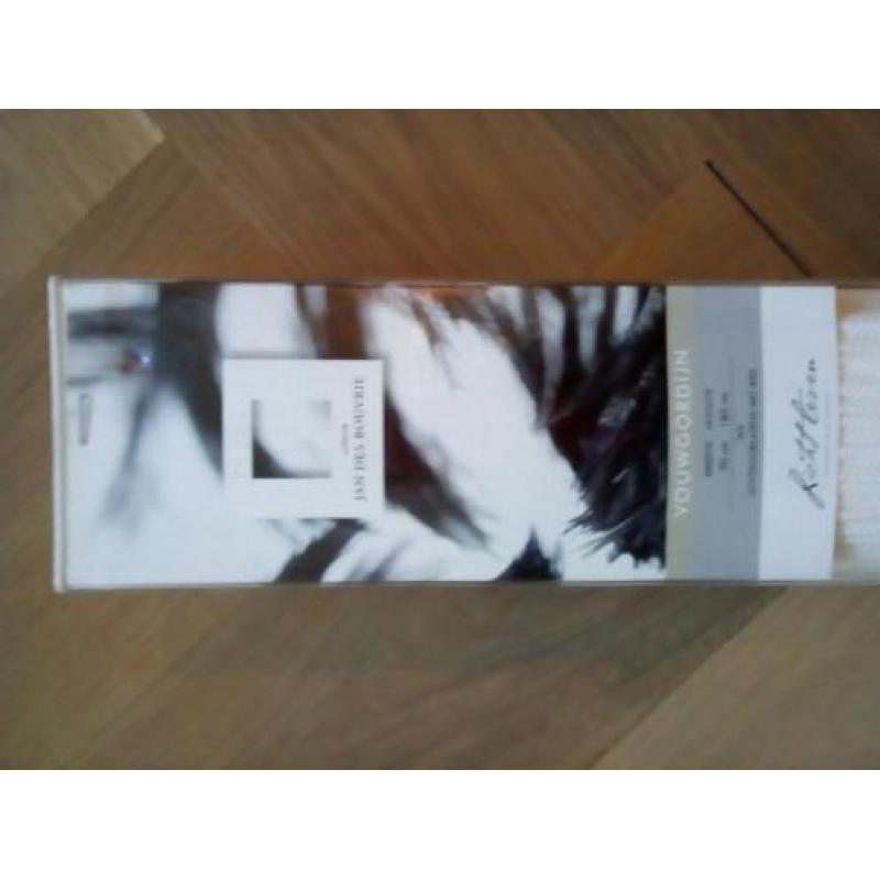 Vouwgordijn Jan des Bouvrie Gamma afm bxh 90x180 cm wit