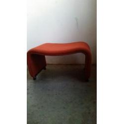 Footstool voetenbankje voor Artifort Alky design Piretti '70
