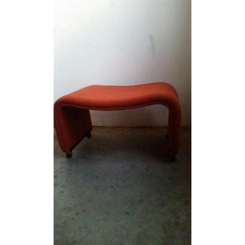 Footstool voetenbankje voor Artifort Alky design Piretti '70